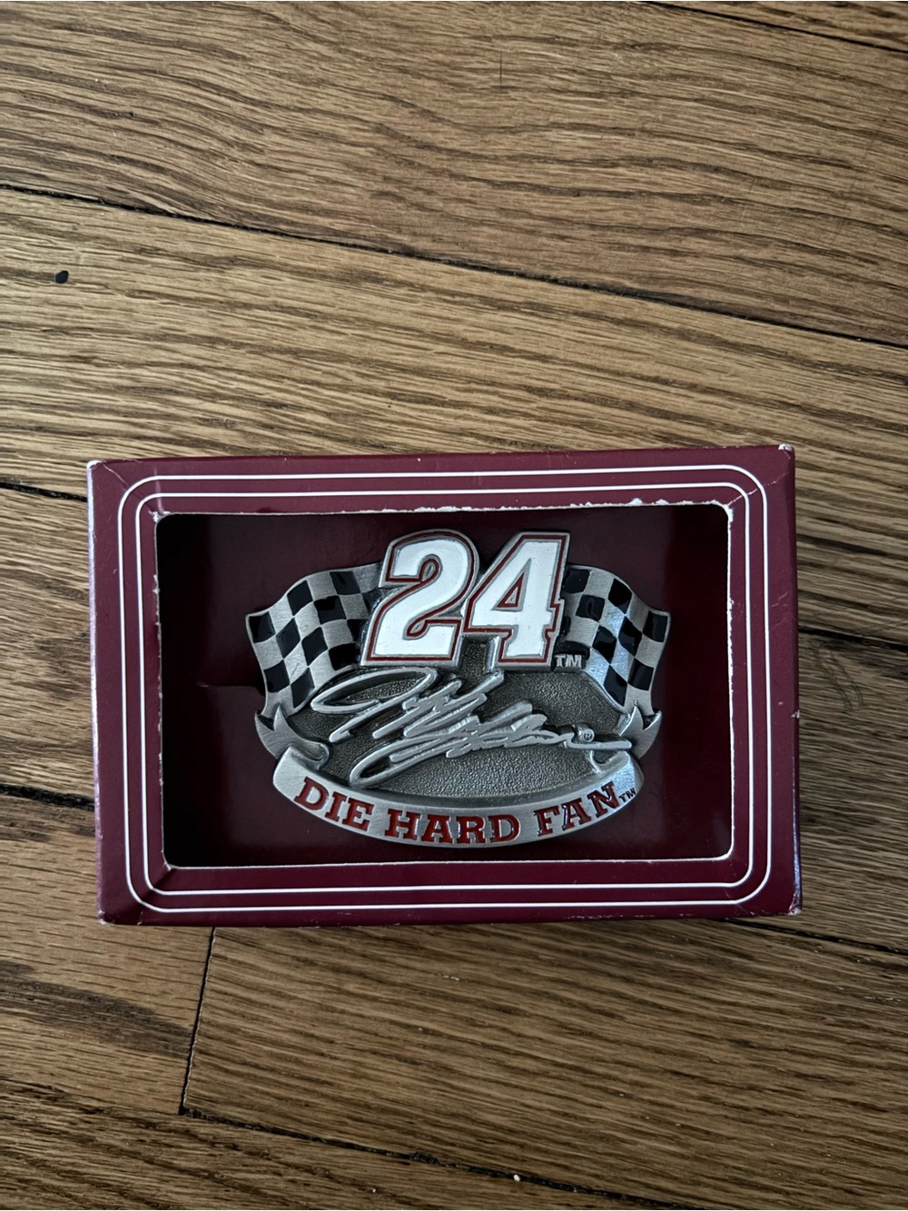nascar jeff gordon belt buckle